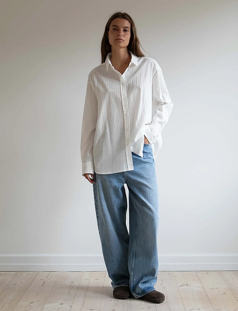 STUDIO FEDER - JOSIE SHIRT - langærmede skjorter - milk - 0