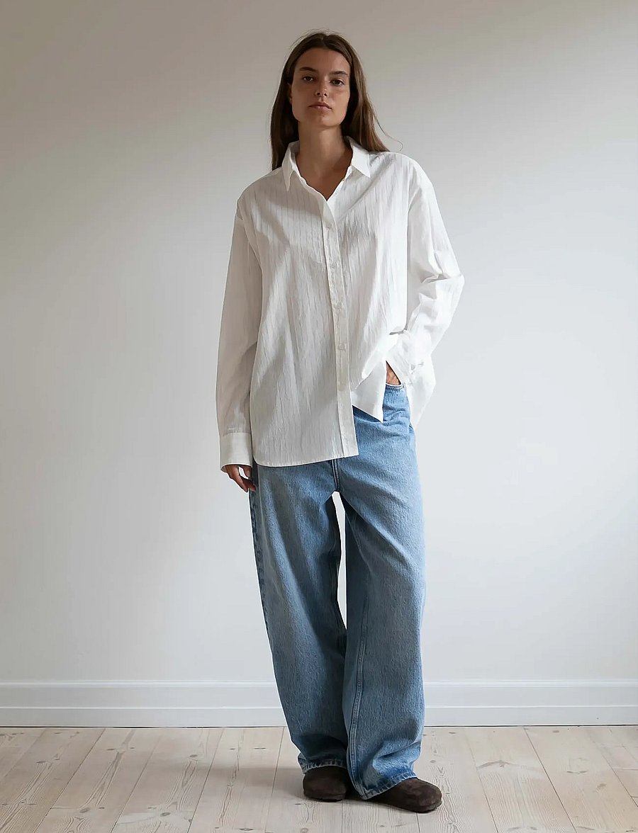STUDIO FEDER - JOSIE SHIRT - langärmlige hemden - milk - 0