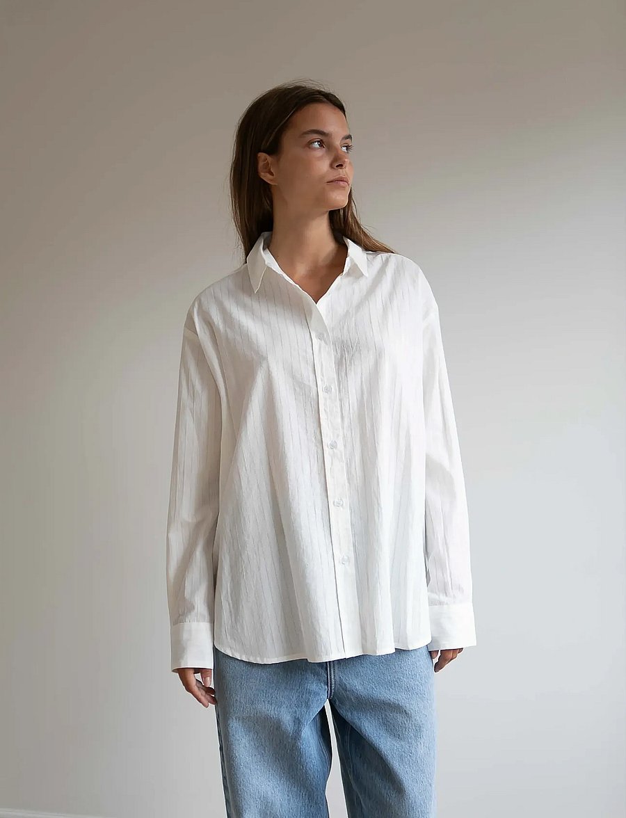 STUDIO FEDER - JOSIE SHIRT - langärmlige hemden - milk - 4