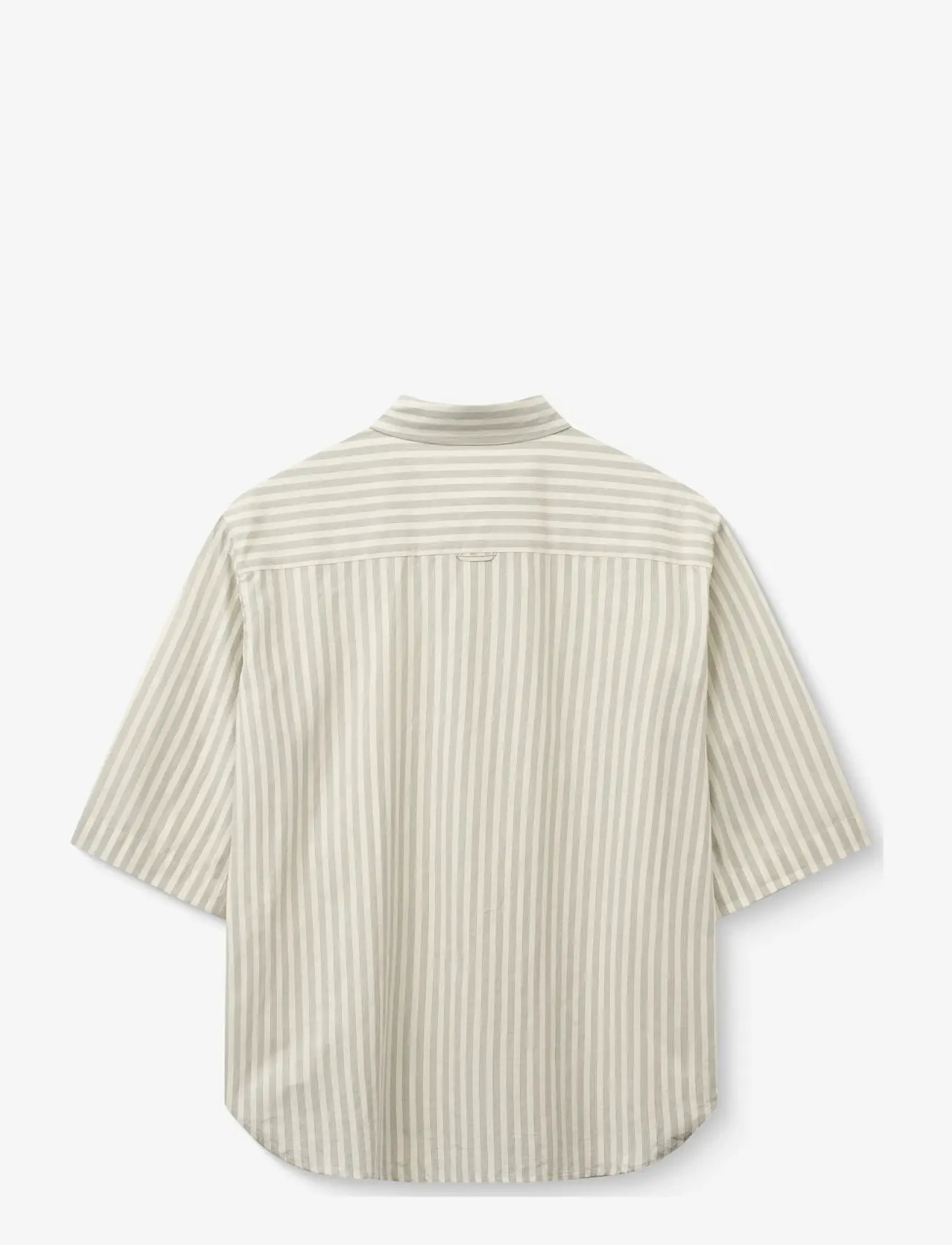 STUDIO FEDER - Cecilia shirt - kortærmede skjorter - soft mint stripe - 2