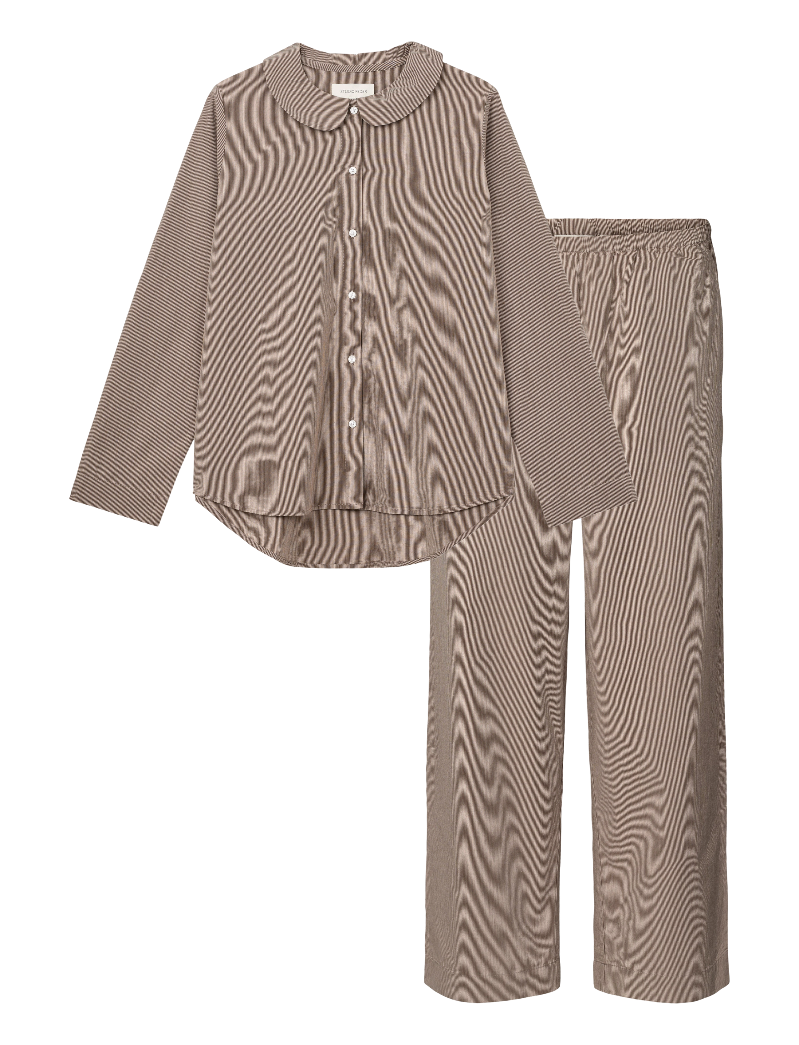 STUDIO FEDER FRIDA-PYJAMAS - Pyjamas - TALPA / brown