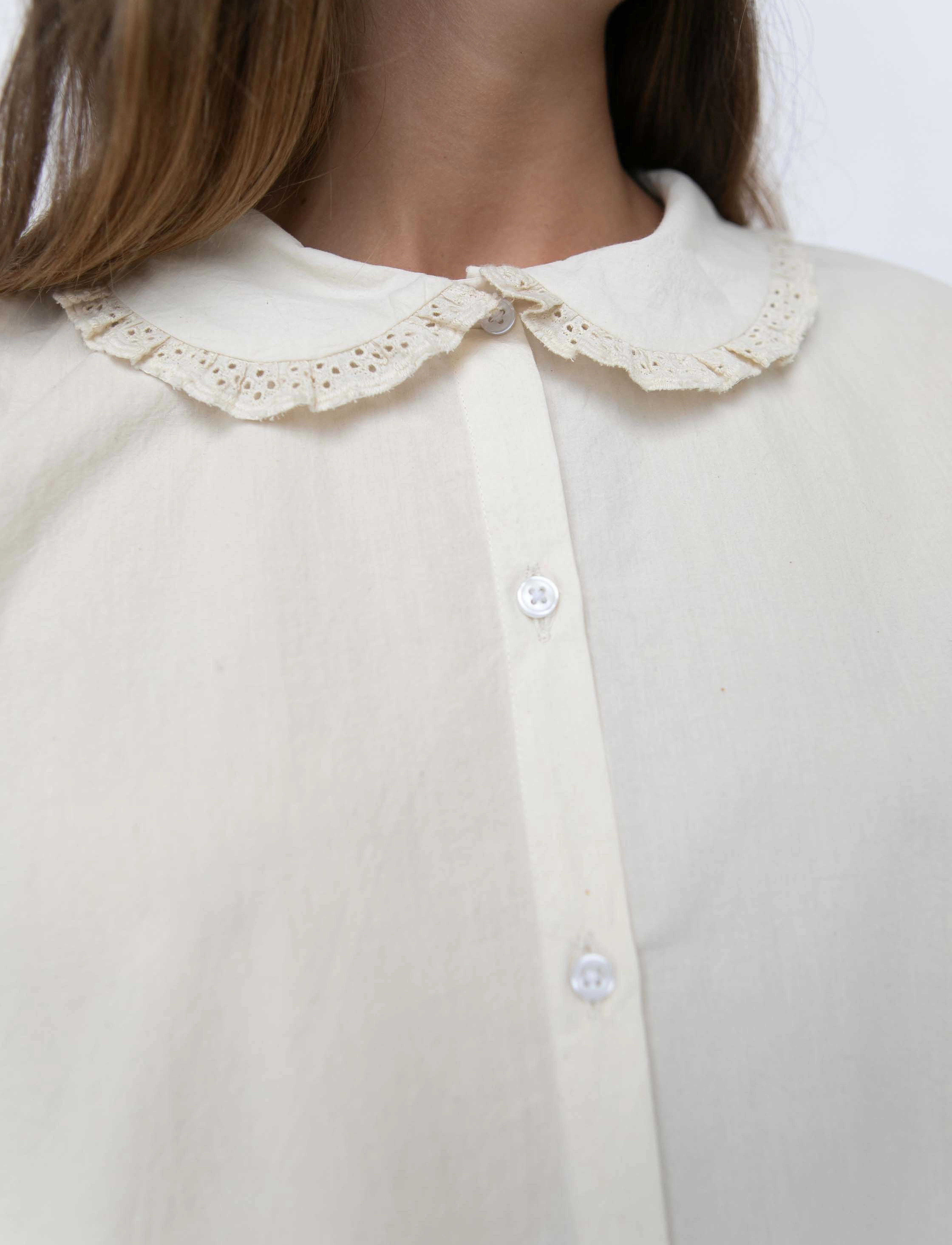 STUDIO FEDER - FRIDA PAJAMA - LACE - fødselsdagsgaver - undyed - 5