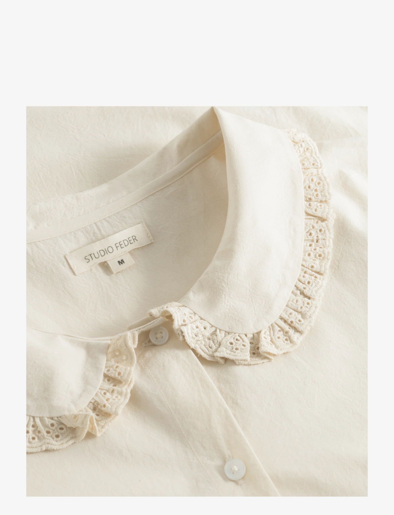 STUDIO FEDER - FRIDA PAJAMA - LACE - fødselsdagsgaver - undyed - 3