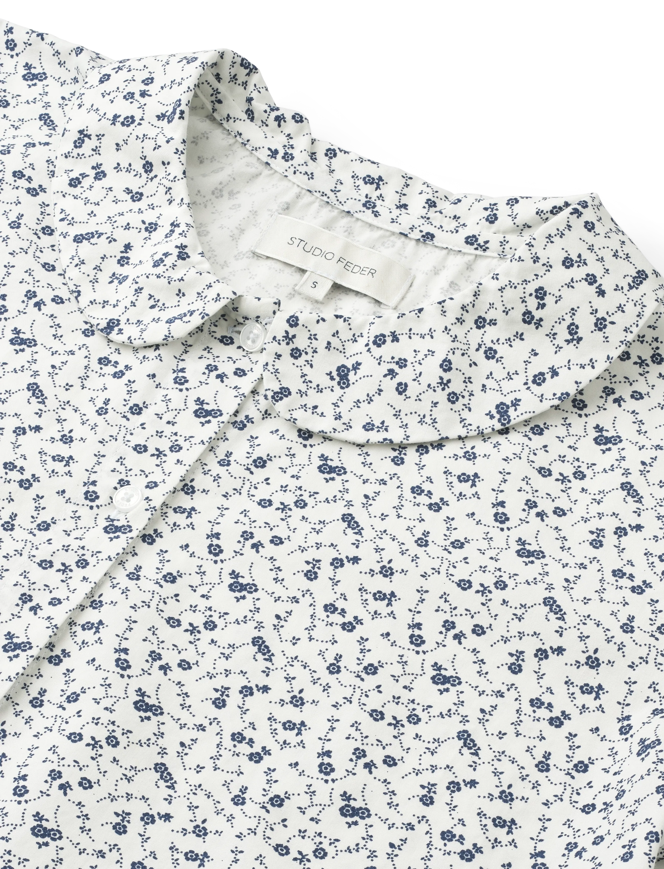 STUDIO FEDER - FRIDA PAJAMA - POPLIN - pyjamas - bleuet - 2