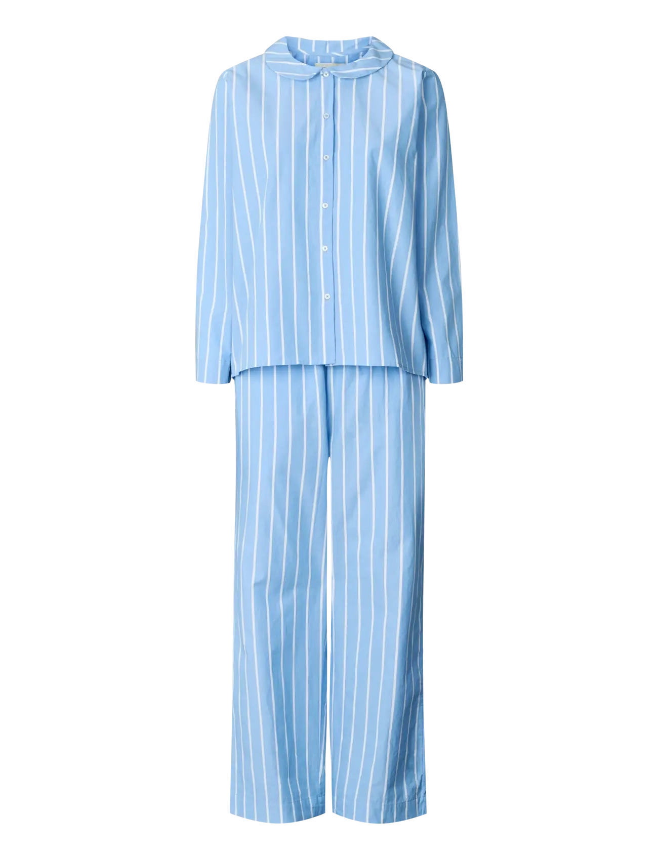 STUDIO FEDER Frida Pajama - Poplin Blau - S - Damen