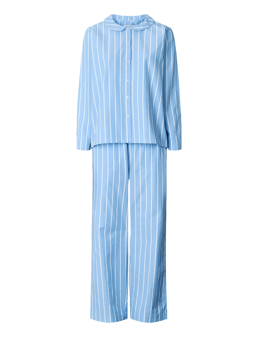 STUDIO FEDER - FRIDA PAJAMA - POPLIN - pyjamas - ciel - 0