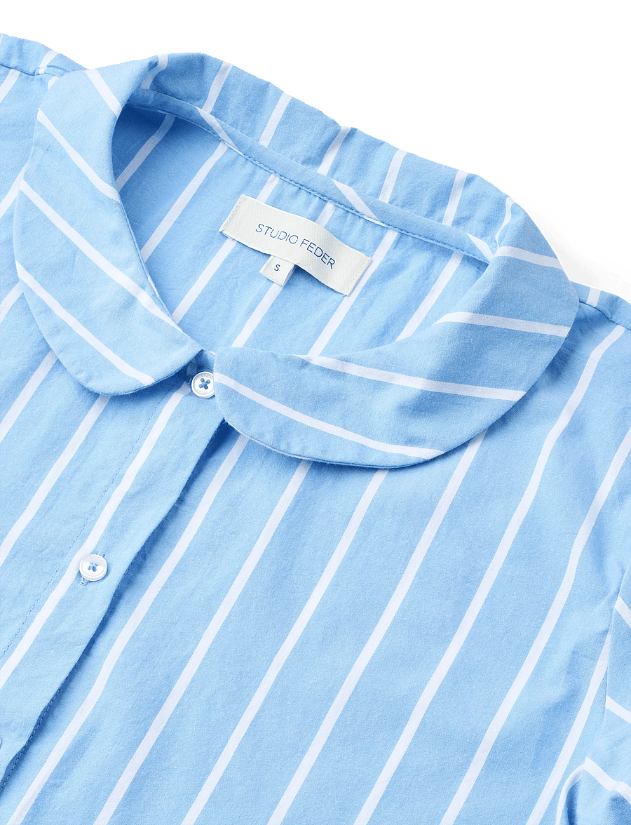 STUDIO FEDER - FRIDA PAJAMA - POPLIN - pyjamas - ciel - 2