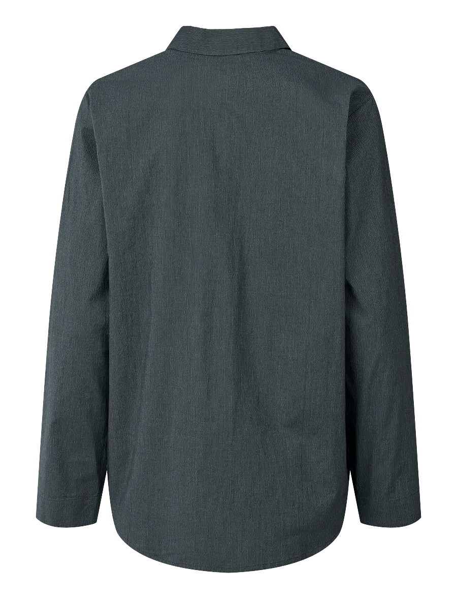 STUDIO FEDER - PETRA SHIRT - COTTON - langärmlige hemden - black pinstripe - 1