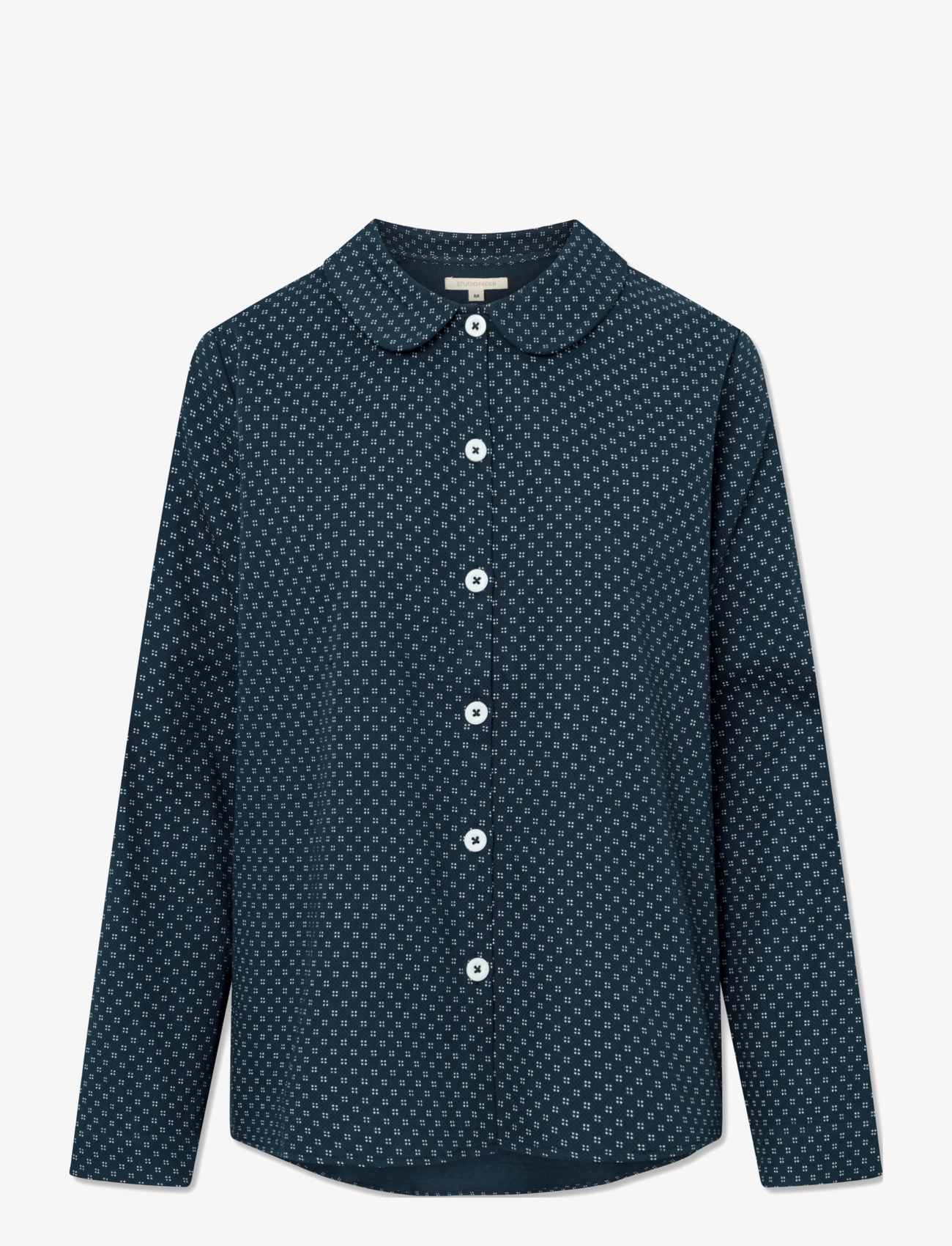 STUDIO FEDER Petra Shirt - Baumwolle Blau - XS - Damen