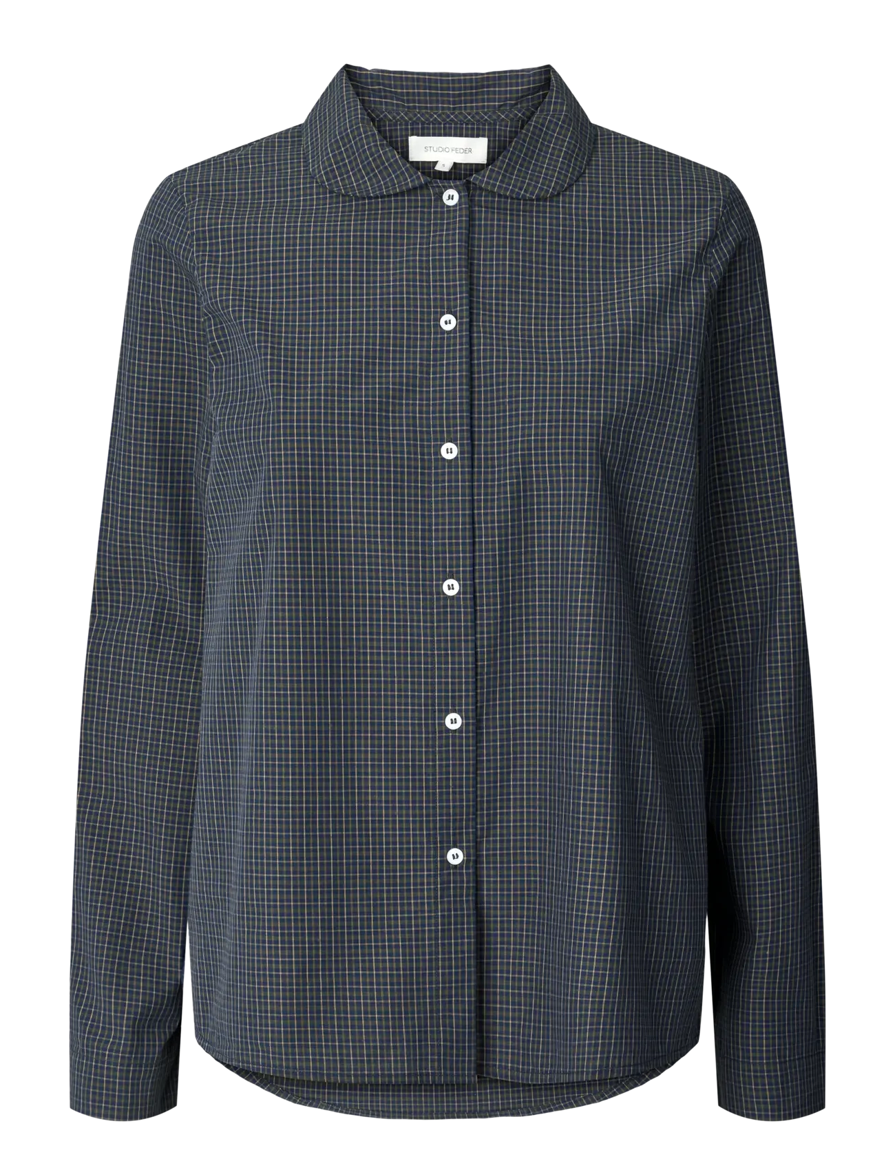 STUDIO FEDER Petra Shirt - Baumwolle Navy - S - Damen