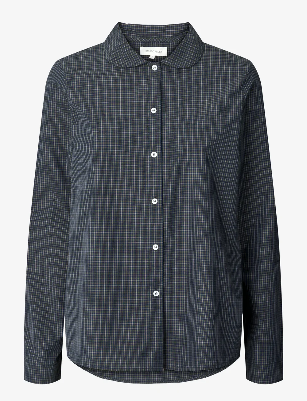 STUDIO FEDER - PETRA SHIRT - COTTON - langærmede skjorter - twillight - 0