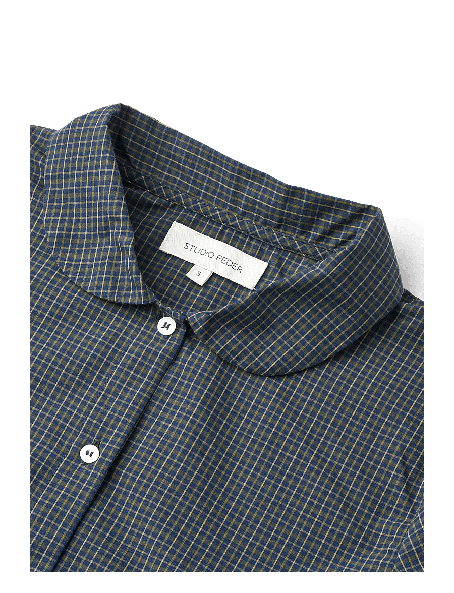 STUDIO FEDER - PETRA SHIRT - COTTON - langärmlige hemden - twillight - 2