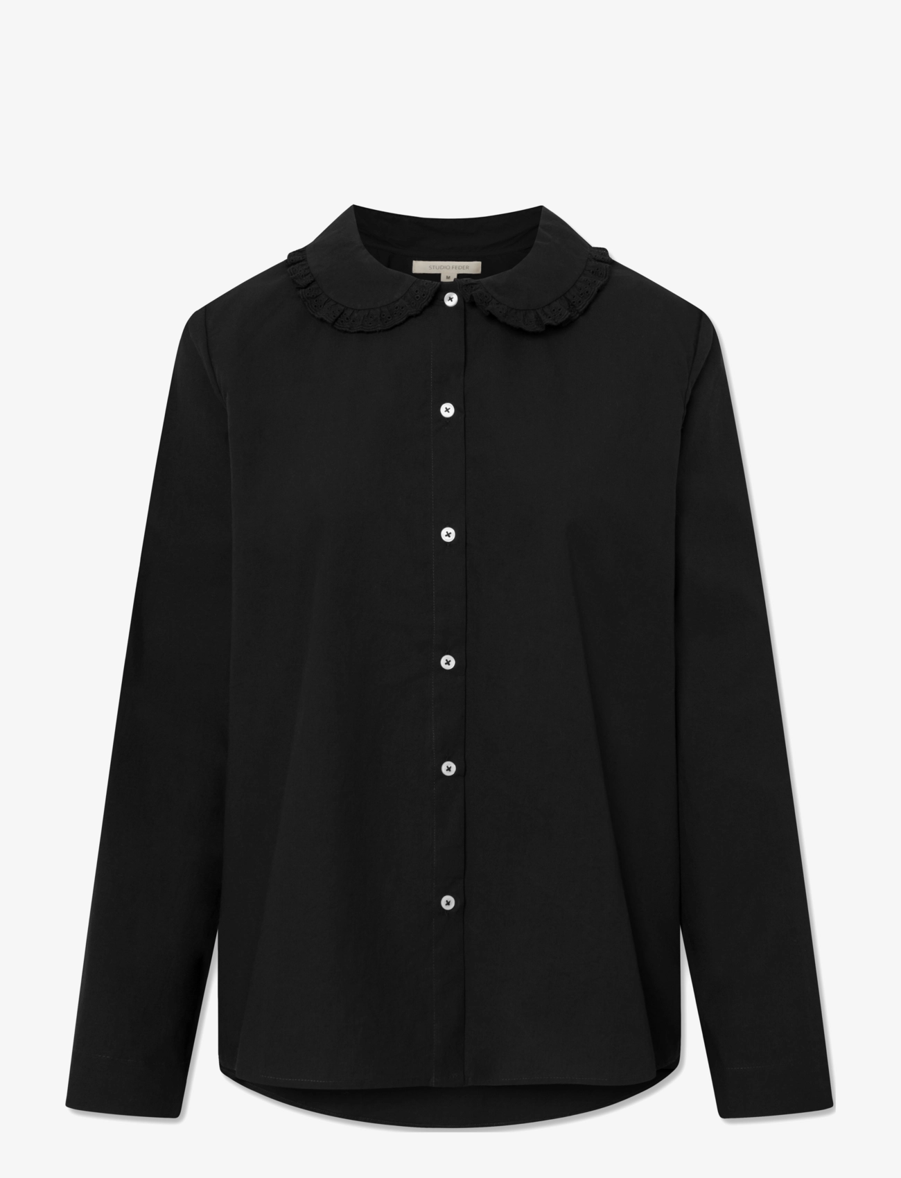 STUDIO FEDER Petra Shirt - Strickjacke Schwarz - S - Damen