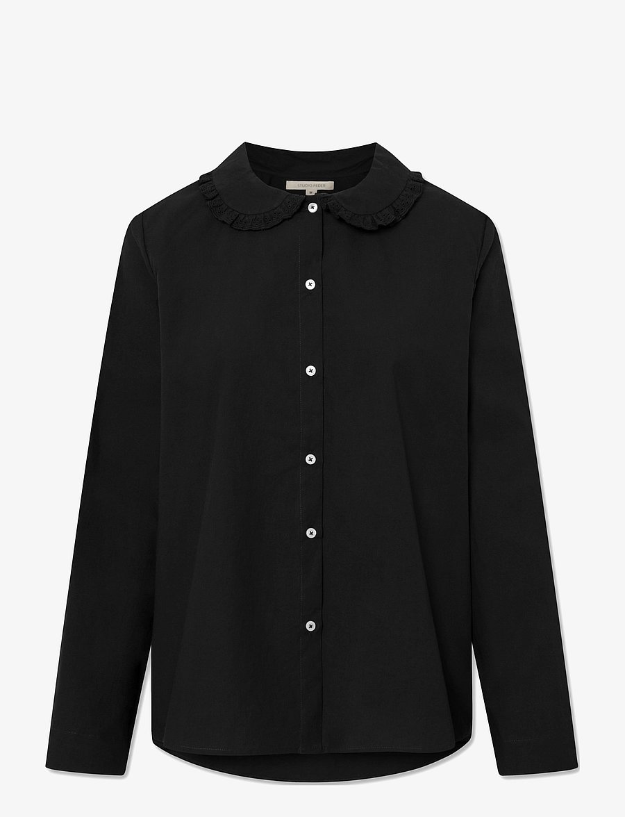 STUDIO FEDER - PETRA SHIRT - LACE - black - 1