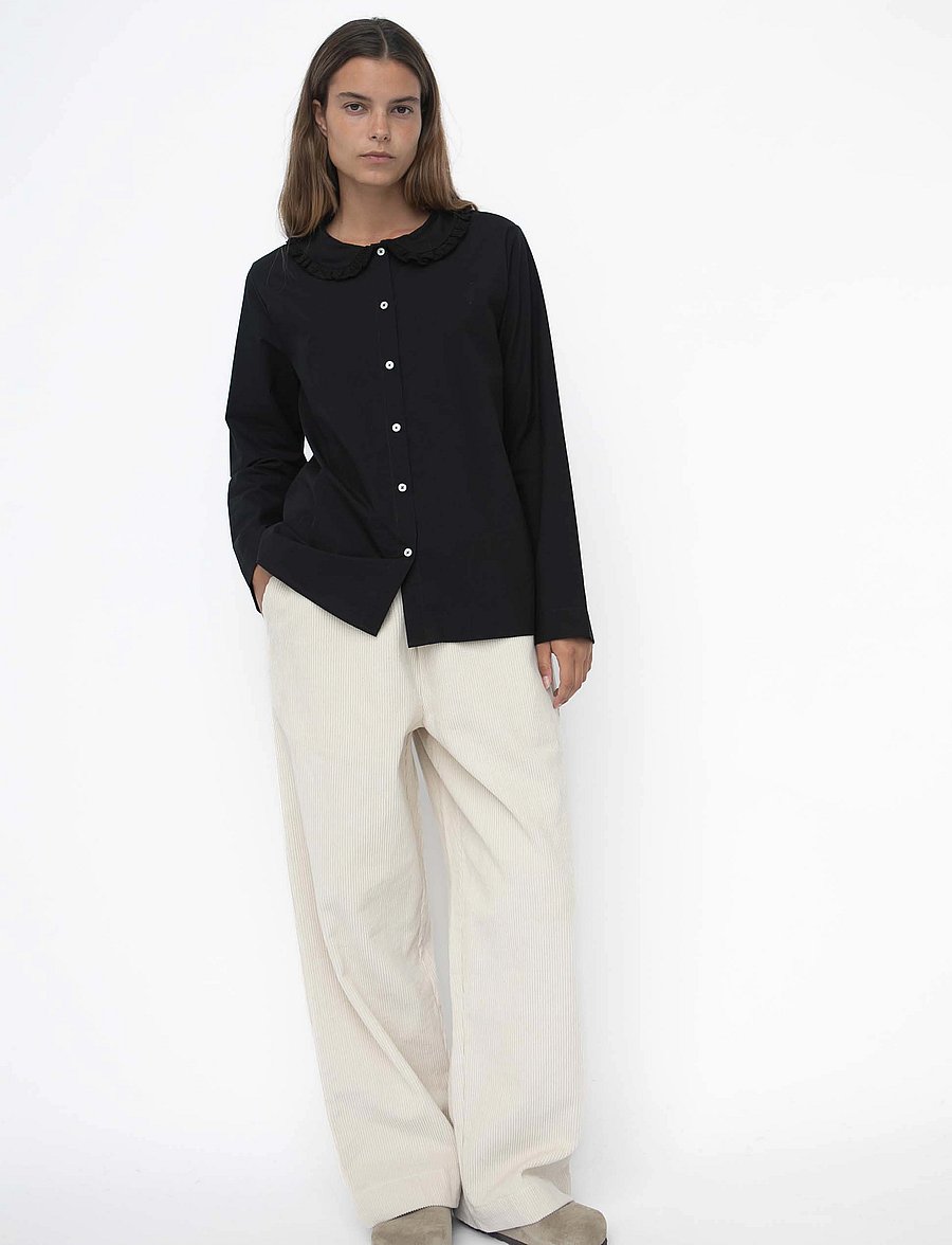 STUDIO FEDER - PETRA SHIRT - LACE - black - 0