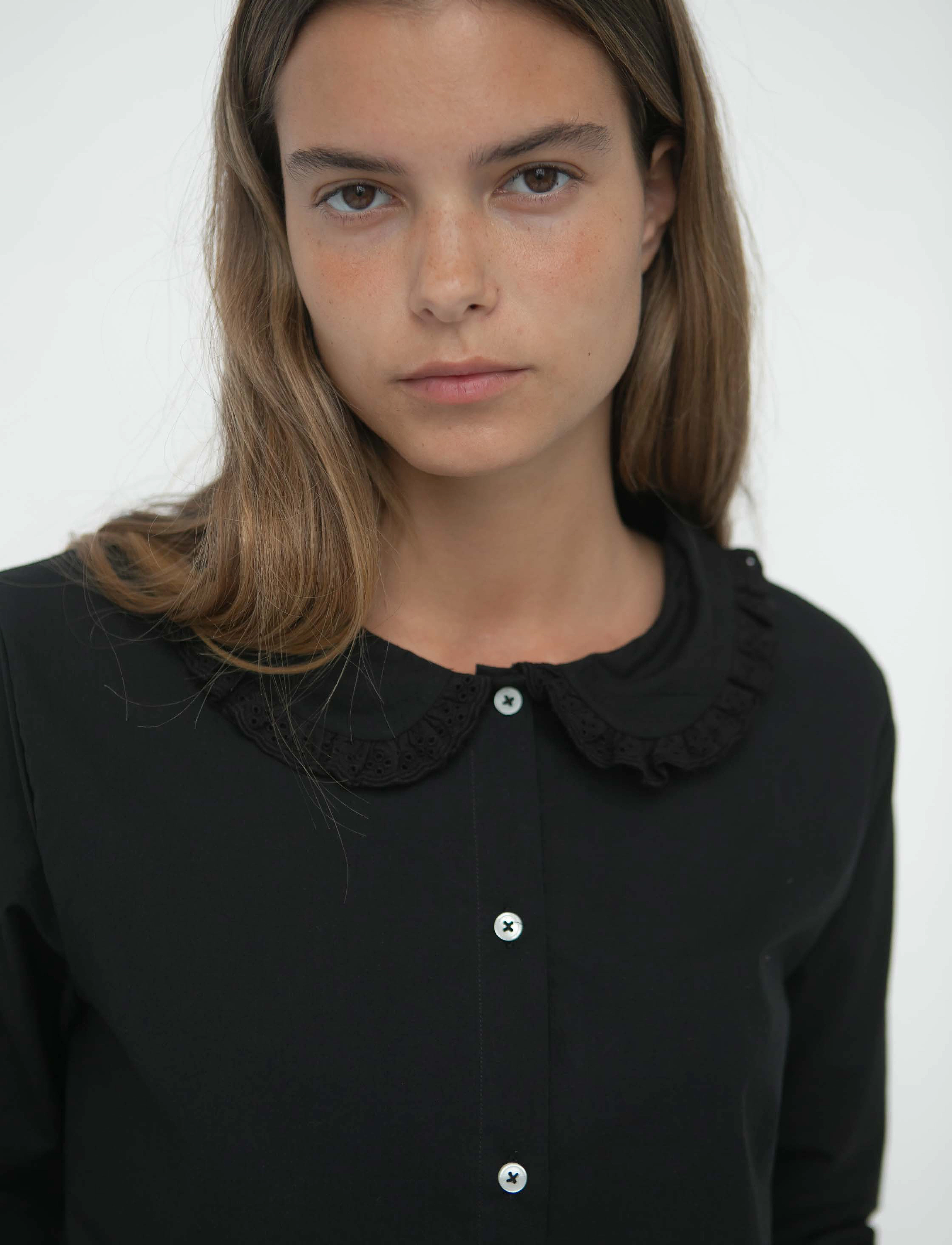 STUDIO FEDER - PETRA SHIRT - LACE - black - 5