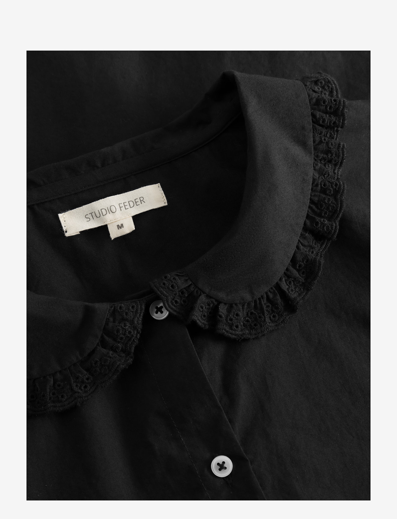 STUDIO FEDER - PETRA SHIRT - LACE - black - 3