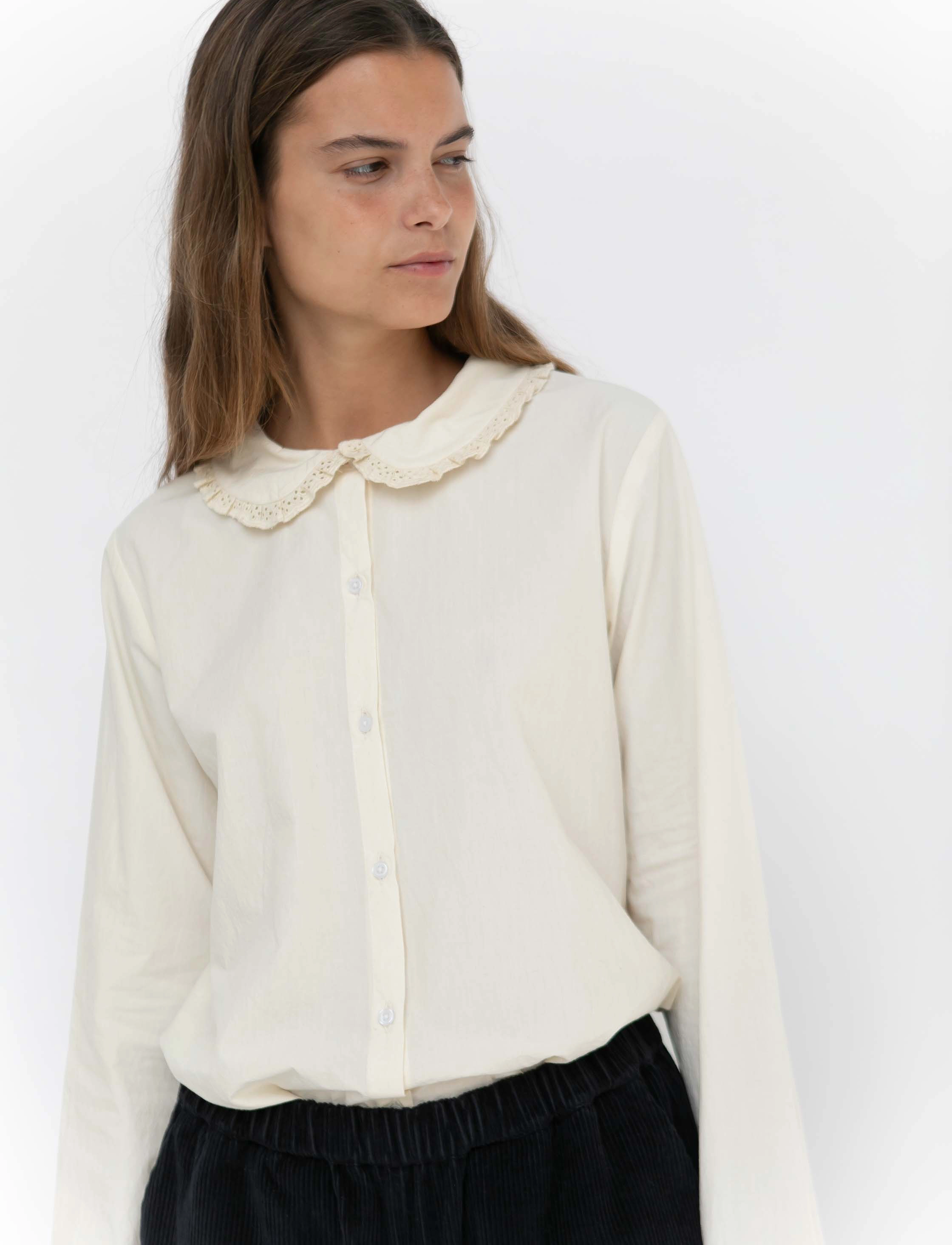 STUDIO FEDER - PETRA SHIRT - LACE - undyed - 5