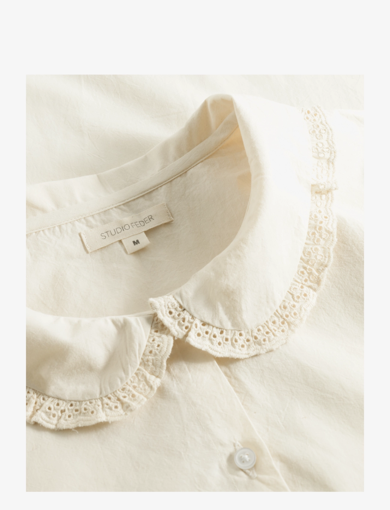 STUDIO FEDER - PETRA SHIRT - LACE - undyed - 3