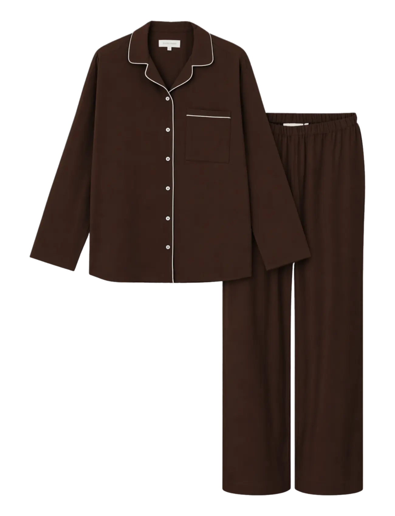 STUDIO FEDER Edith Pajama Braun - XS - Damen