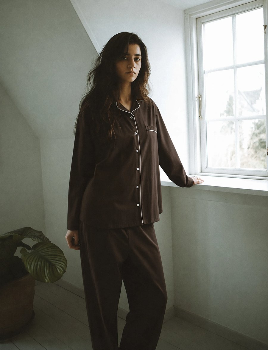 STUDIO FEDER - EDITH PAJAMA - pyjamas - bark - 0