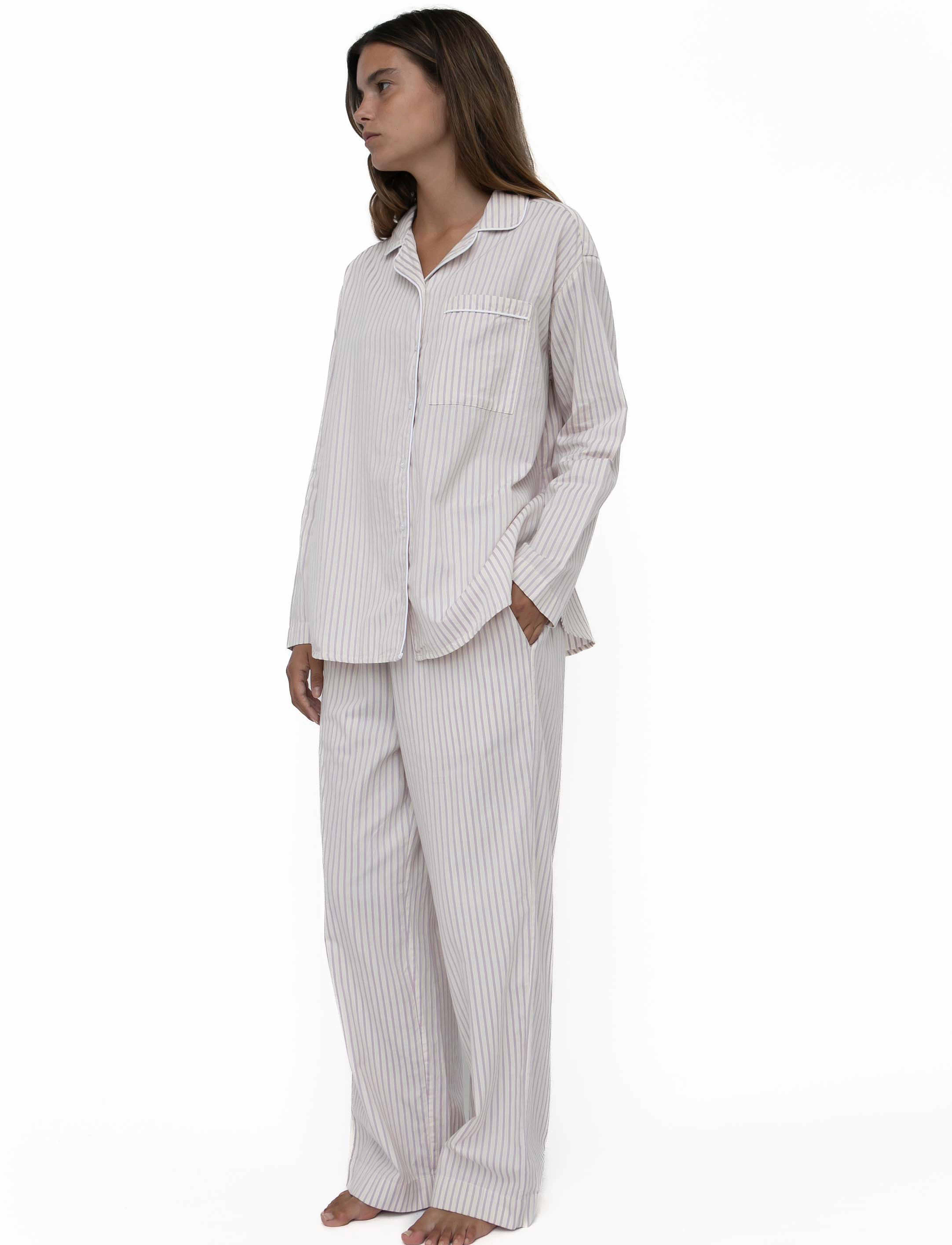 STUDIO FEDER - EDITH PAJAMA - fødselsdagsgaver - boudoir stripe - 5