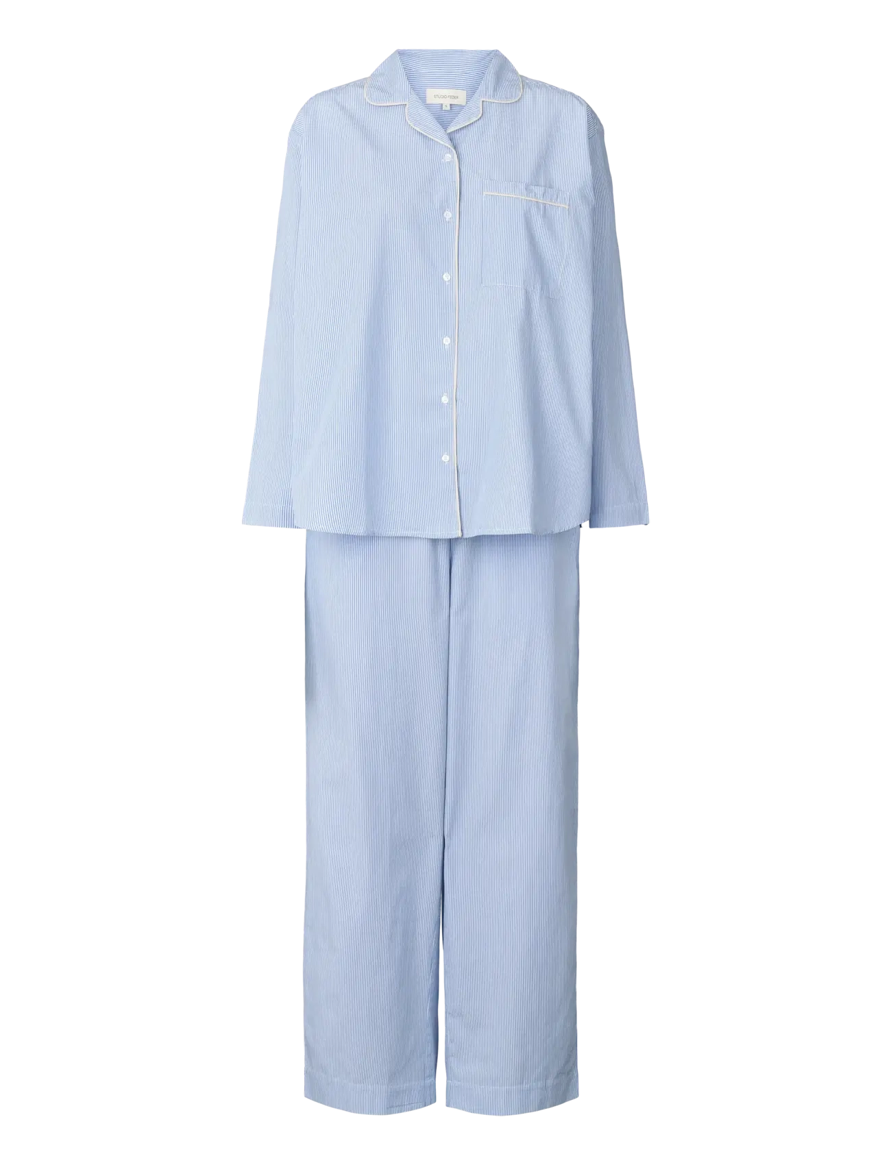 STUDIO FEDER Edith Pajama Blau - XS - Damen