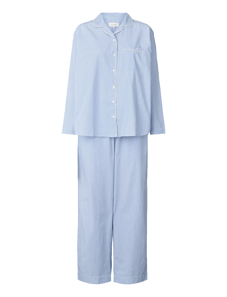 STUDIO FEDER - EDITH PAJAMA - pidžaamad - milk stripe - 0