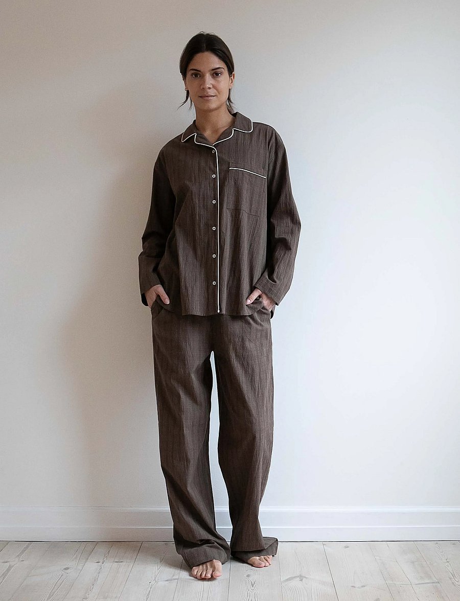STUDIO FEDER - EDITH PAJAMA - pyjamas - bruno check - 0