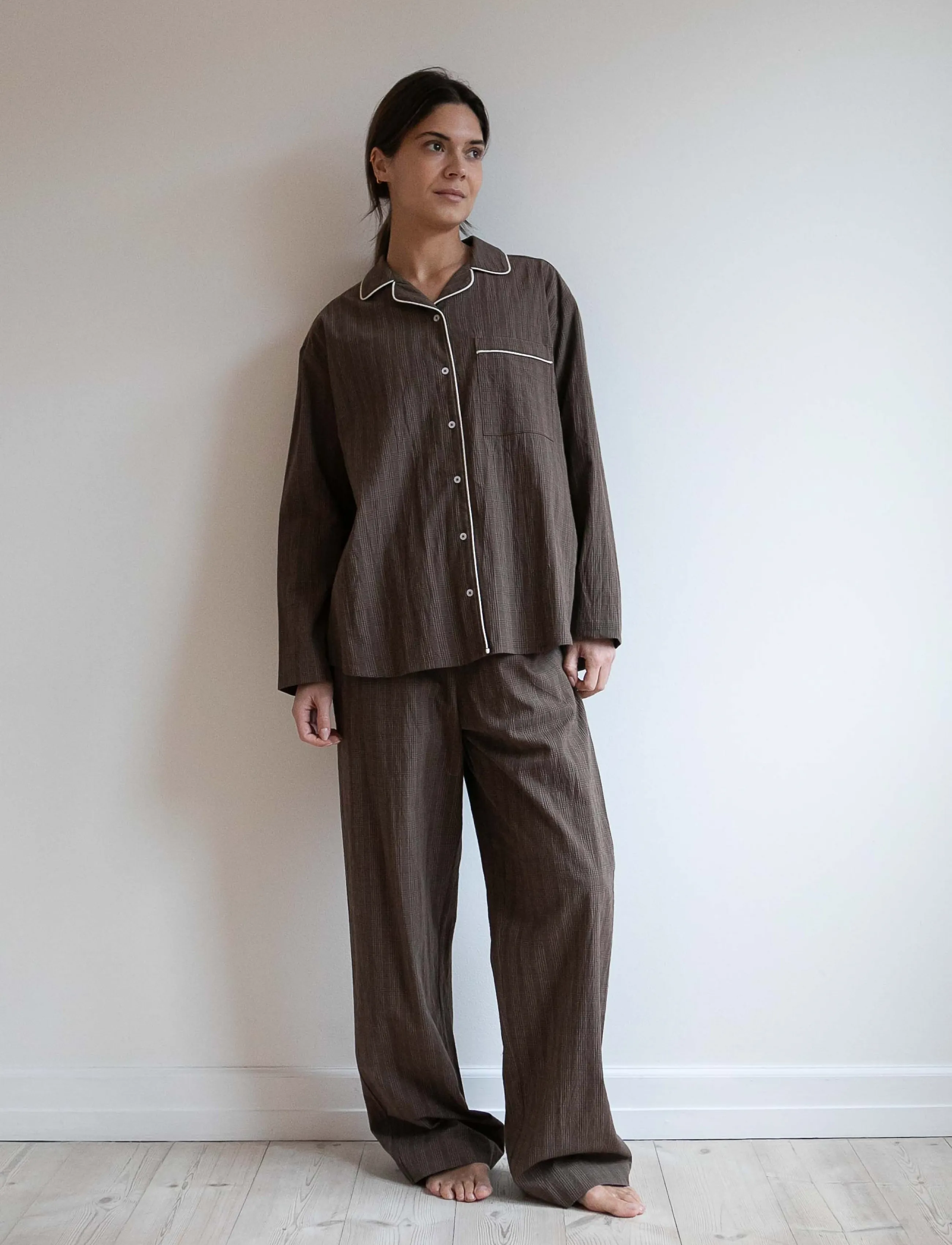 STUDIO FEDER - EDITH PAJAMA - pyjamas - bruno check - 3