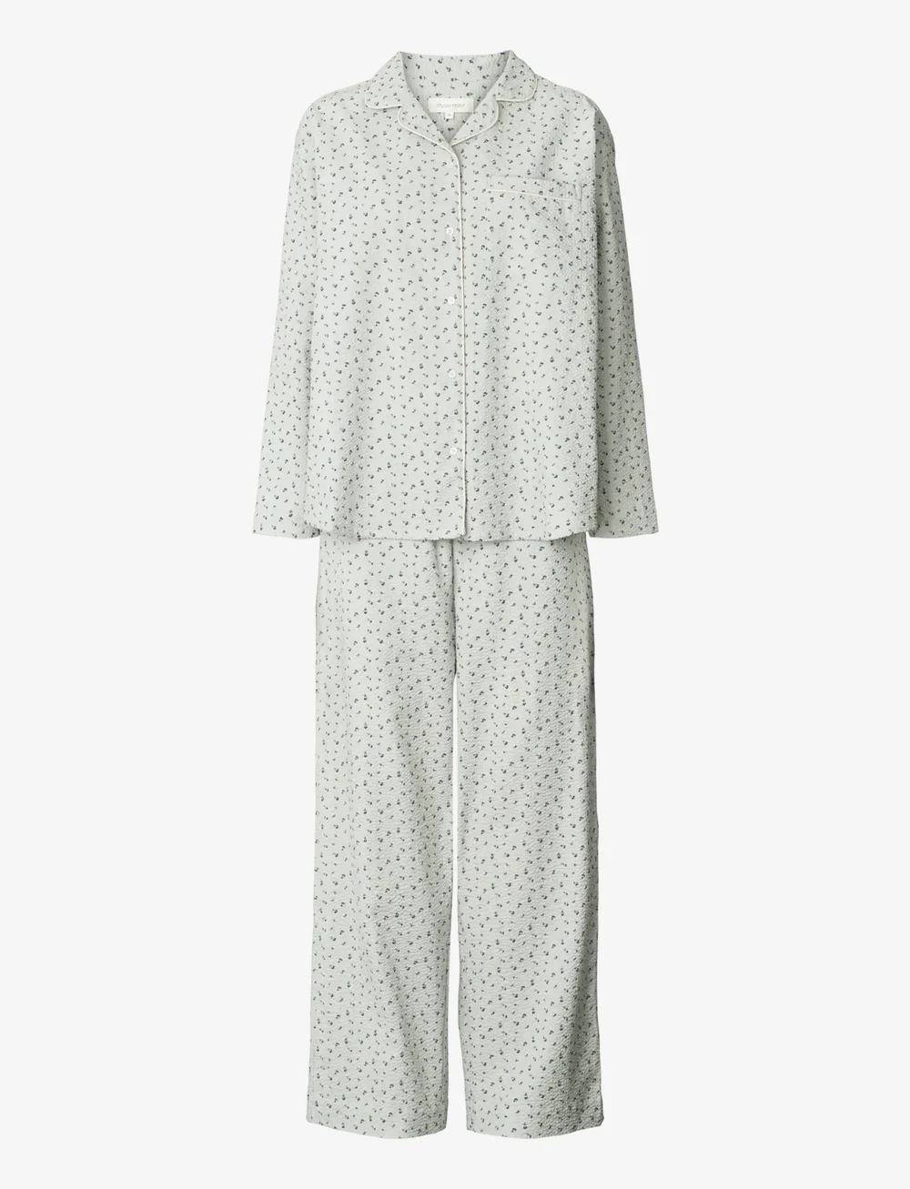 STUDIO FEDER - EDITH PAJAMA - SEERSUCKER - pidžaamad - cloudy day - 0