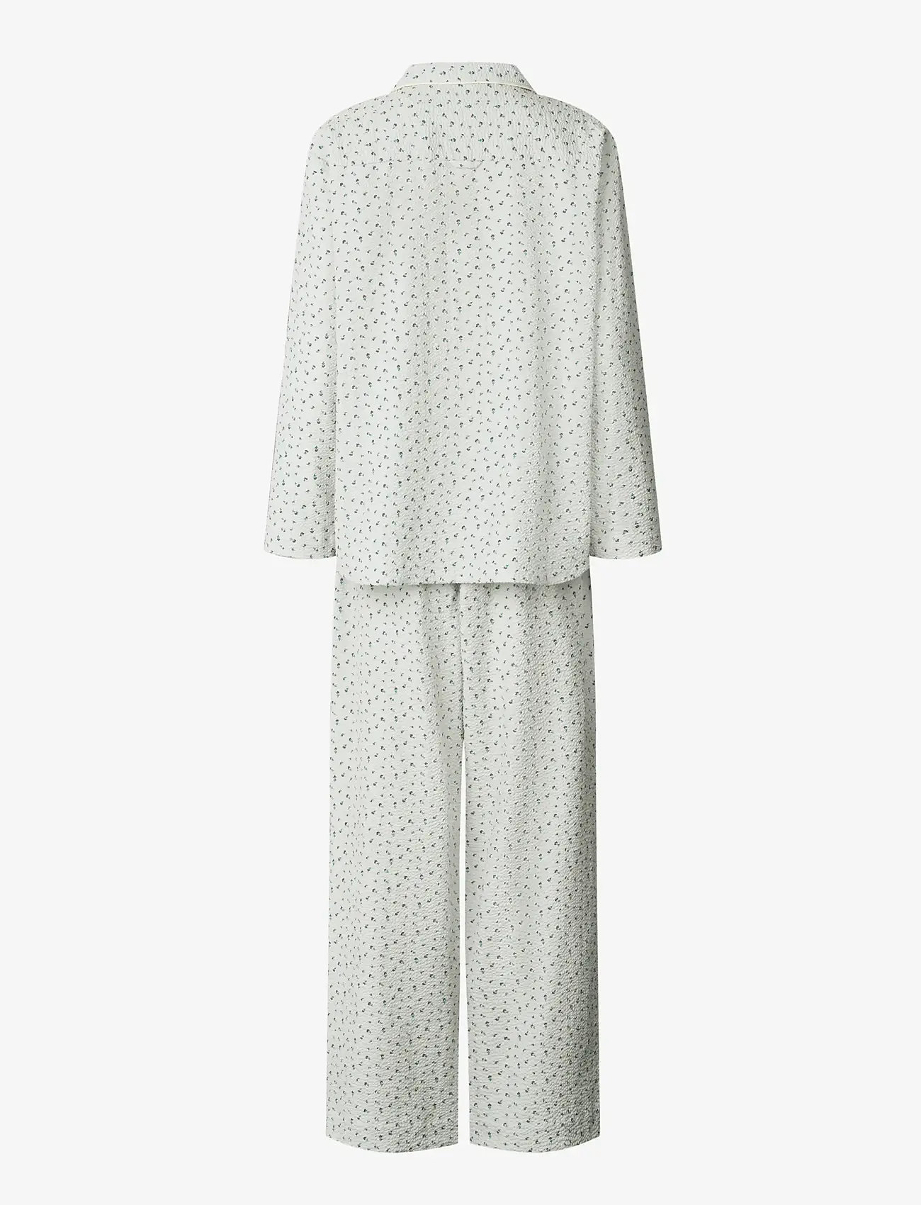 STUDIO FEDER - EDITH PAJAMA - SEERSUCKER - piżamy - cloudy day - 1
