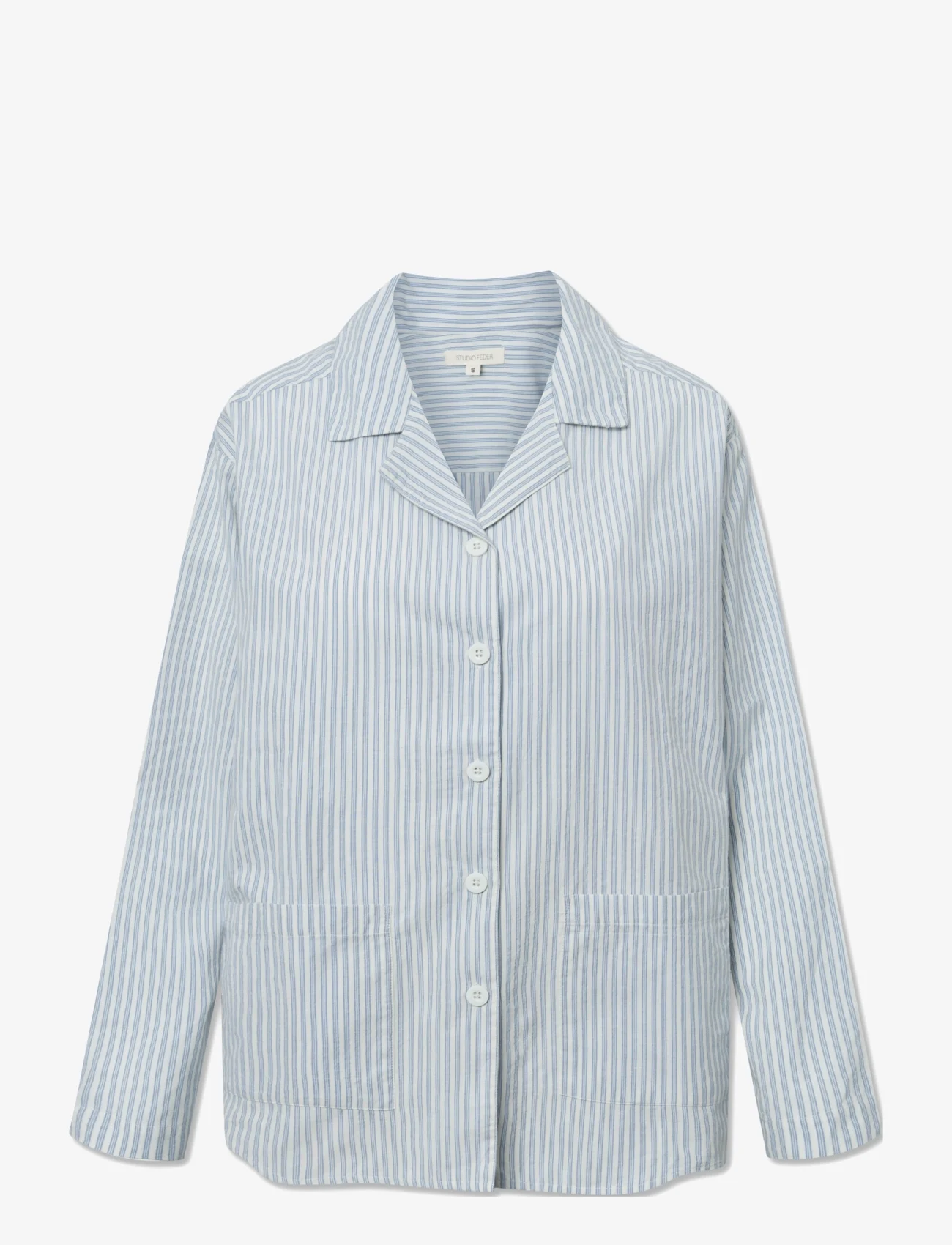 STUDIO FEDER - Silja Shirt - langermede skjorter - beach stripe - 1