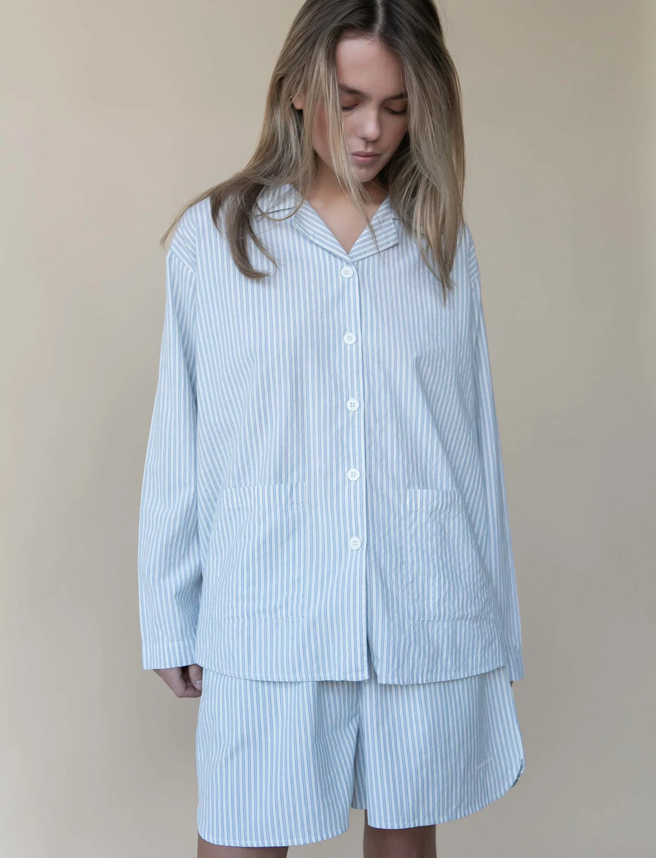 STUDIO FEDER - Silja Shirt - langermede skjorter - beach stripe - 0