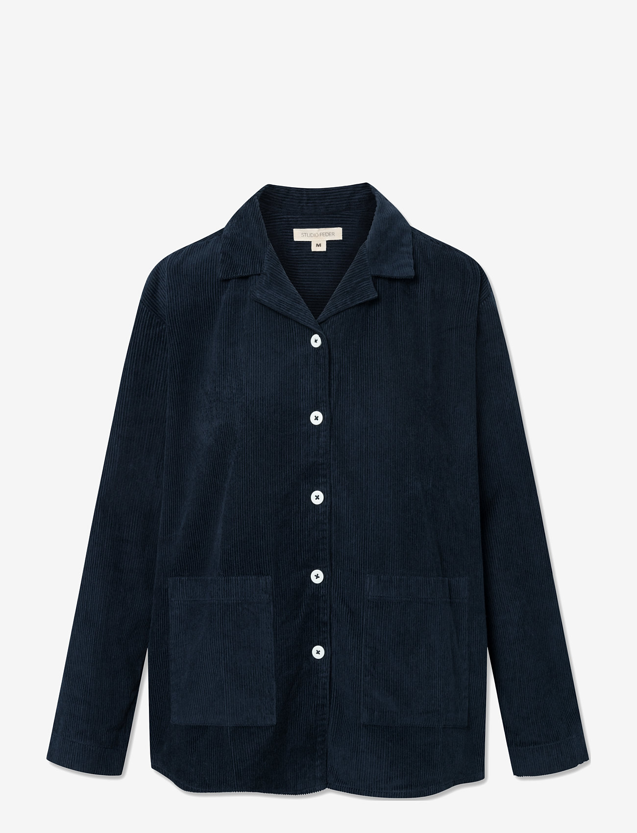 STUDIO FEDER - SILJA SHIRT - CORDUROY - langärmlige hemden - navy - 1