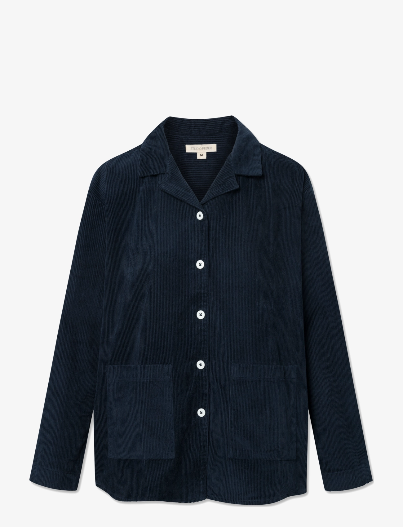 STUDIO FEDER SILJA SHIRT - CORDUROY - STUDIO FEDER - NAVY / navy