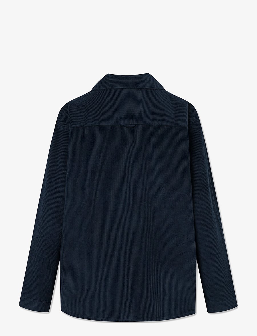 STUDIO FEDER - SILJA SHIRT - CORDUROY - pealissärgid - navy - 2