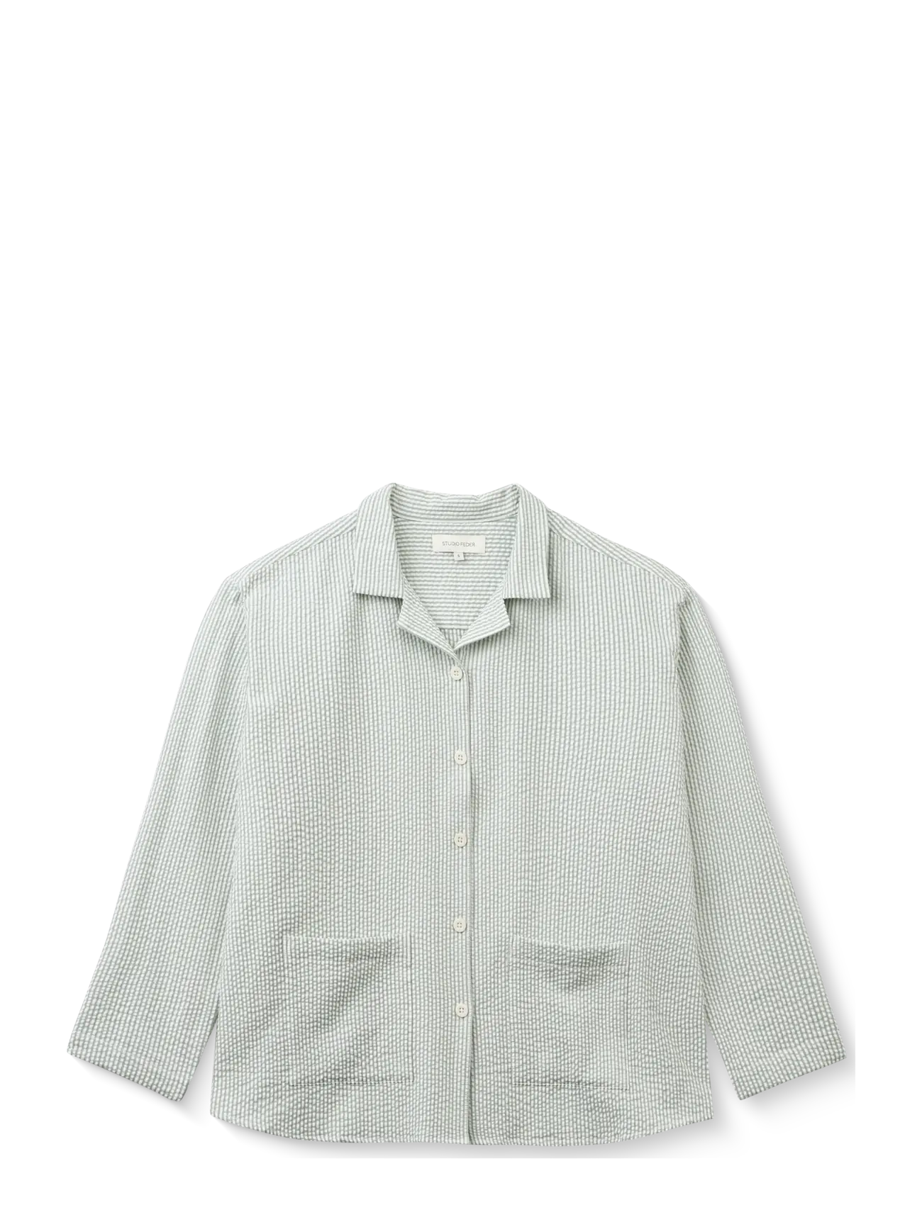 STUDIO FEDER SILJA SHIRT - STUDIO FEDER - FOAM / white