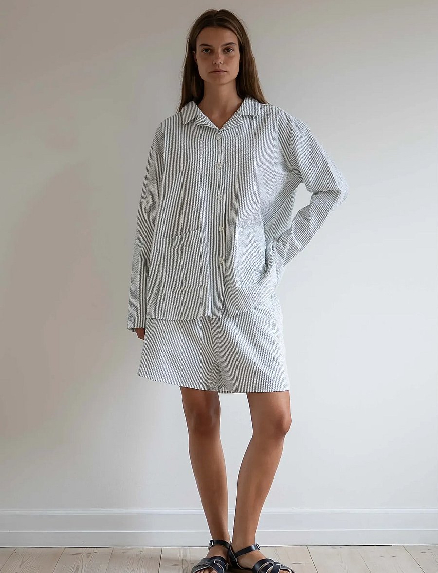 STUDIO FEDER - SILJA SHIRT - overshirts - foam - 0
