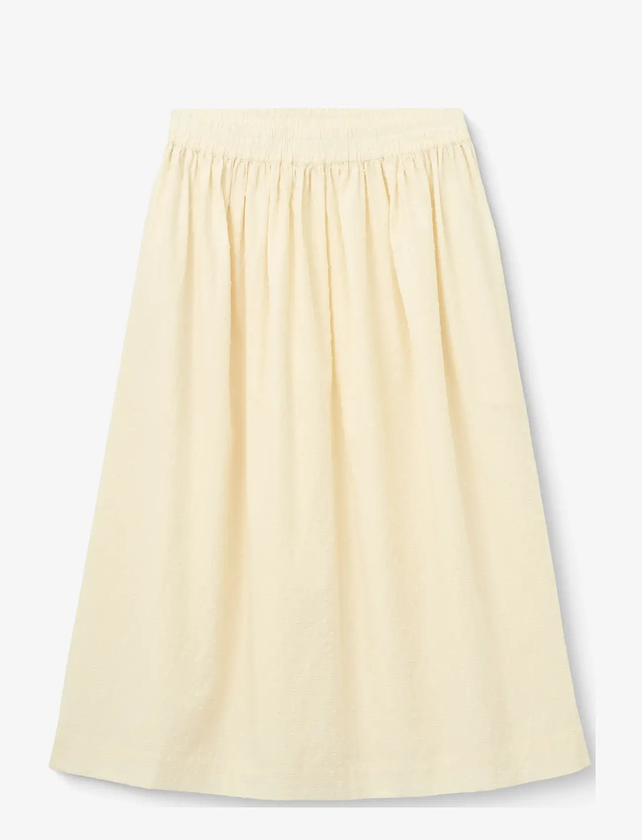 STUDIO FEDER - OLGA SKIRT - midi kjolar - undyed dobby - 1