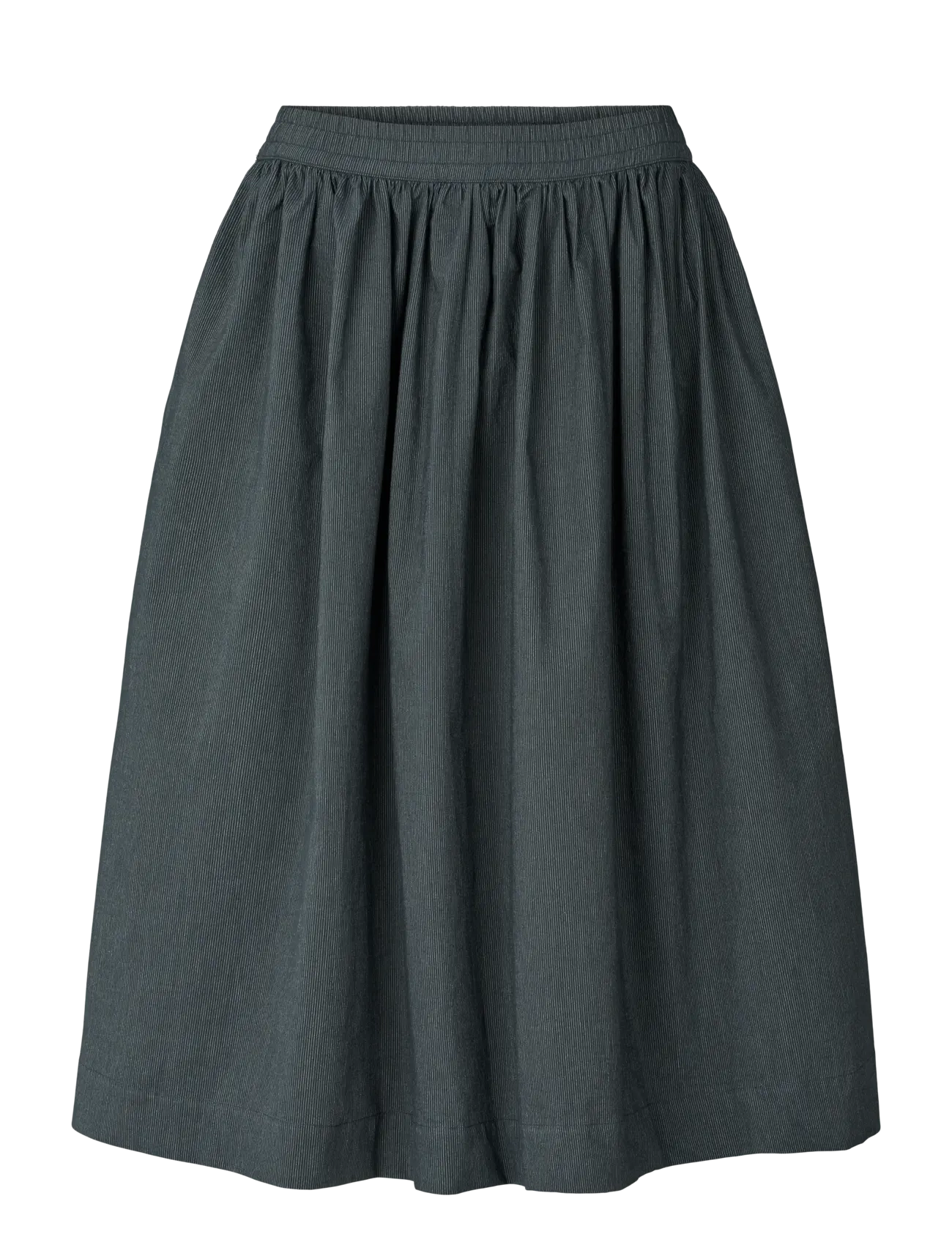 STUDIO FEDER OLGA SKIRT - POPLIN - STUDIO FEDER - BLACK PINSTRIPE / grey