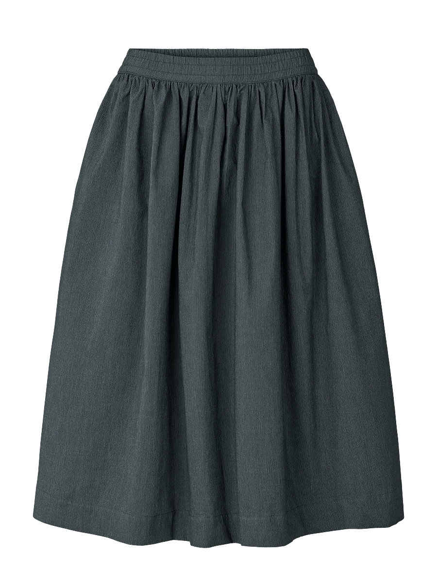 STUDIO FEDER - OLGA SKIRT - midiseelikud - black pinstripe - 0