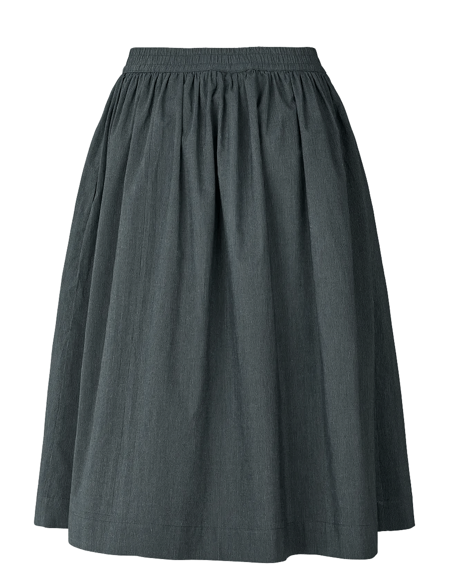 STUDIO FEDER - OLGA SKIRT - midiseelikud - black pinstripe - 1