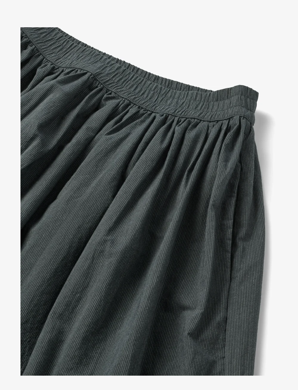 STUDIO FEDER - OLGA SKIRT - POPLIN - midi kjolar - black pinstripe - 2