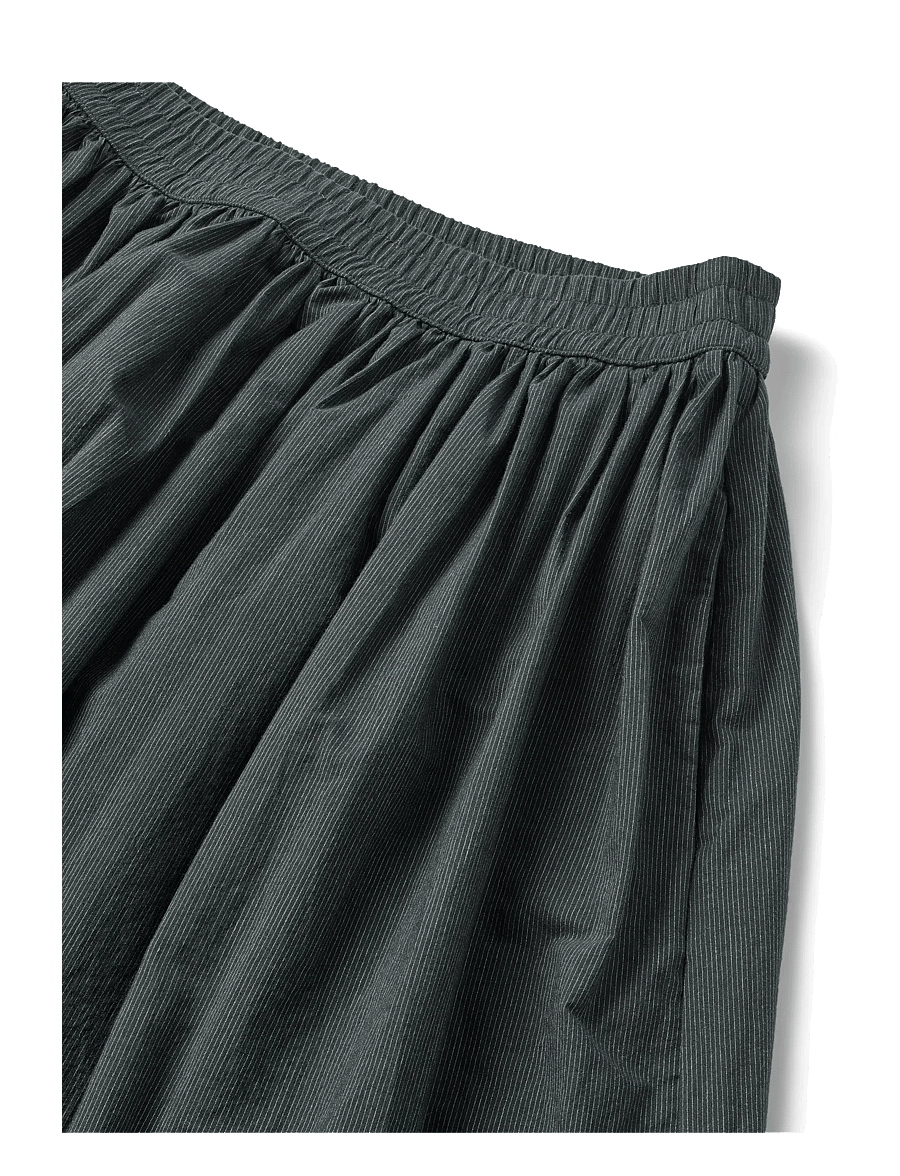 STUDIO FEDER - OLGA SKIRT - midiseelikud - black pinstripe - 2