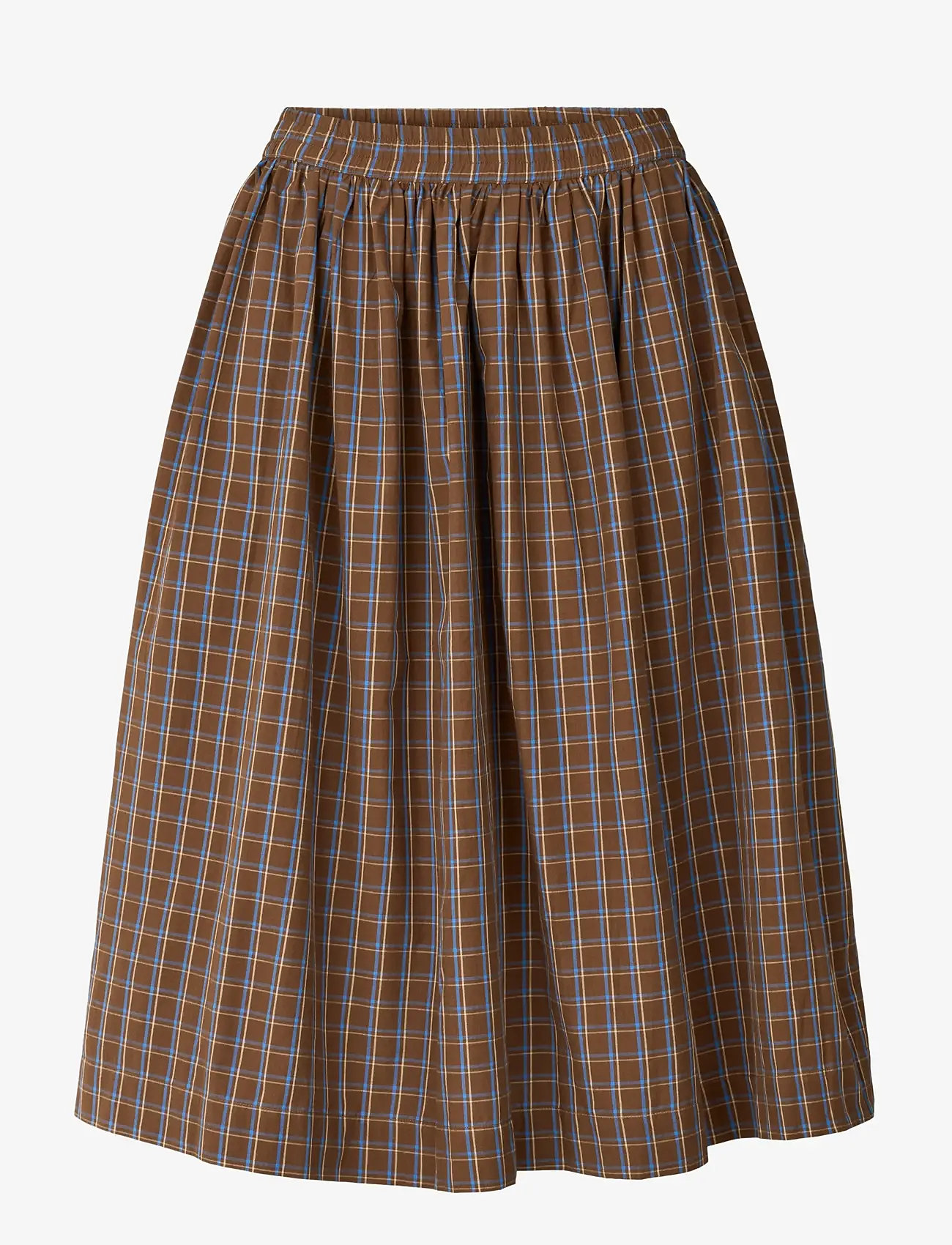 STUDIO FEDER - OLGA SKIRT - POPLIN - midi svārki - chestnut - 0