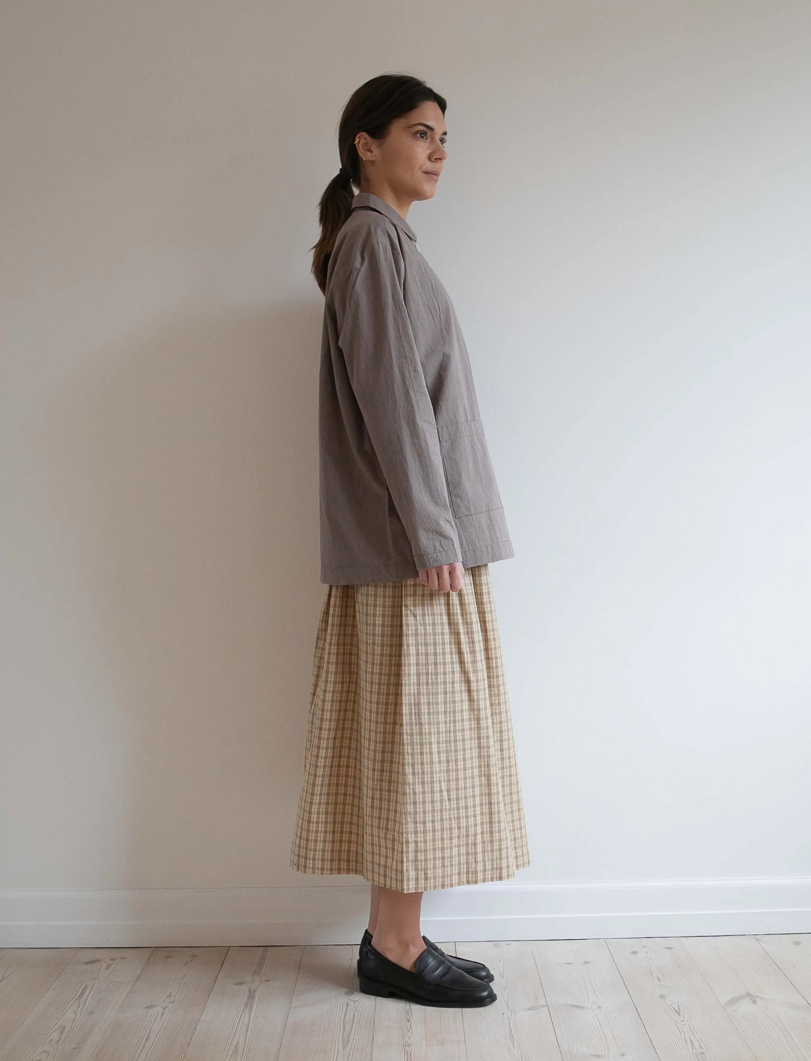 STUDIO FEDER - OLGA-KJOL - maxikjolar - miel - 3