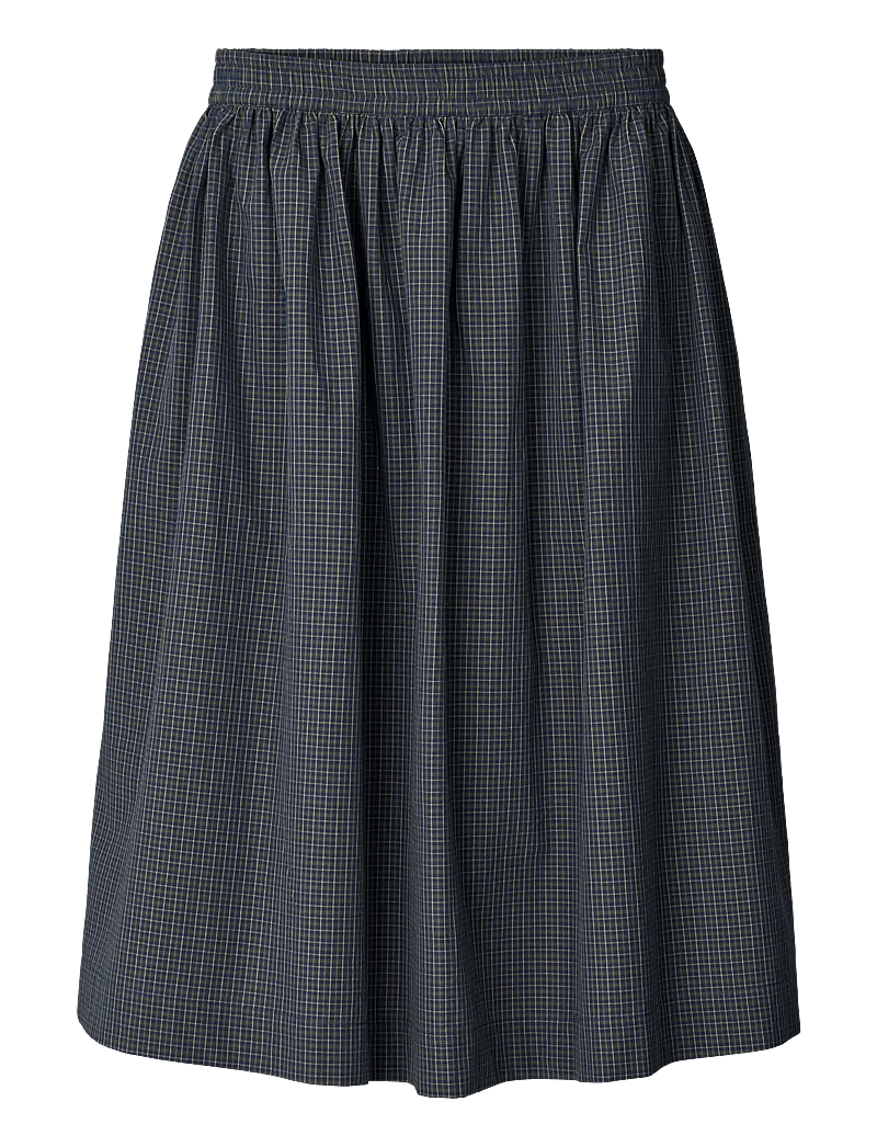 STUDIO FEDER - OLGA SKIRT - POPLIN - midiseelikud - twillight - 0