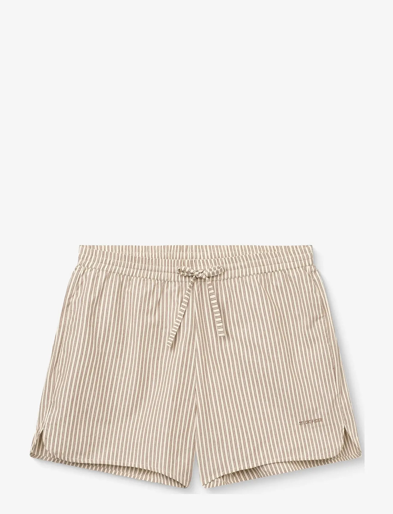 STUDIO FEDER - JASMIN SHORTS - casual shorts - brown beach stripe - 1