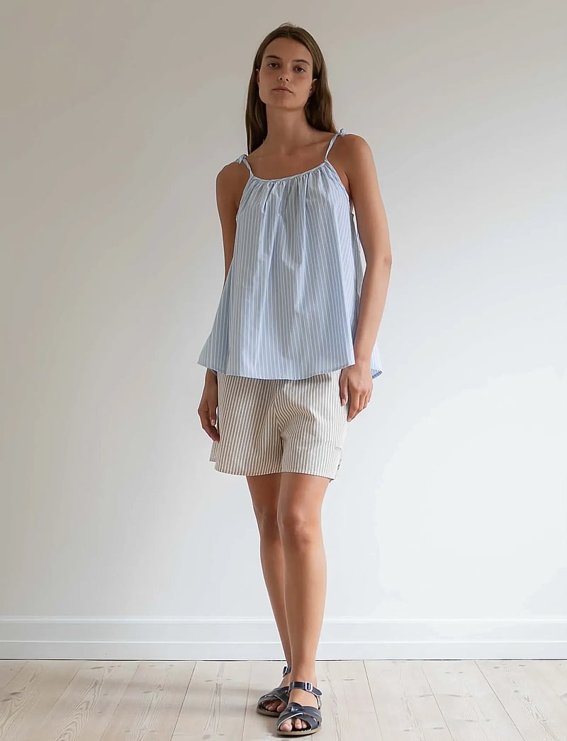 STUDIO FEDER - JASMIN SHORTS - casual shorts - brown beach stripe - 0